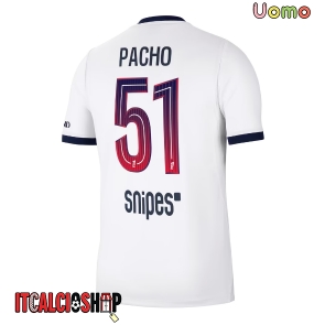 Paris Saint-Germain Willian Pacho #51 Seconda Maglia 2026-27 Manica Corta